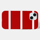 Red and White striped Phone case  (Rückseite (Horizontal))