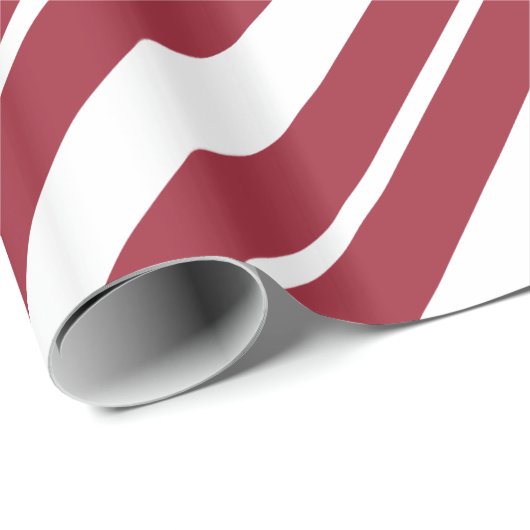 Red and White Stripes Candy Cane oder America Them Geschenkpapier (Rolleneckpunkt)
