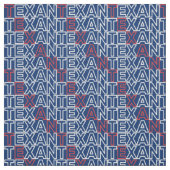 Red and White TEXAN Neon Blue Stoff (Muster)