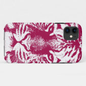 Red and White Tiger Face Case-Mate iPhone Hülle (Rückseite (Horizontal))