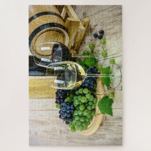 Red and White Wine Jigsaw Puzzle (Vertikal)