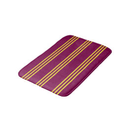 Red and Yellow Bath Mat Badematte