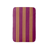 Red and Yellow Bath Mat Badematte (Vorderseite Vertikal)
