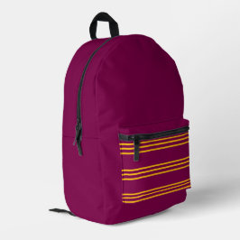 Red and Yellow Bedruckter Rucksack