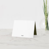 Red and Yellow Daisis Green Hintergrund Vielen Dan Karte (Rückseite)