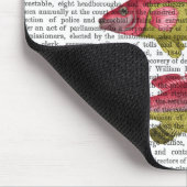 Red and Yellow Fantasy Fish Trio Mousepad (Ecke)