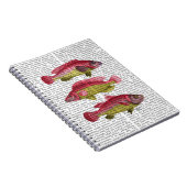 Red and Yellow Fantasy Fish Trio Notizblock (Rechte Seite)