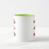 Red and Yellow Fantasy Fish Trio Tasse (Zentrum)