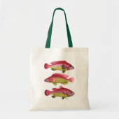Red and Yellow Fantasy Fish Trio Tragetasche (Vorne)
