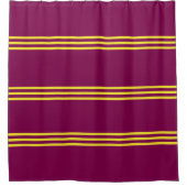 Red and Yellow Shower Curtain Duschvorhang (Vorderseite)
