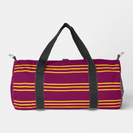 Red and Yellow Small Duffle Bag