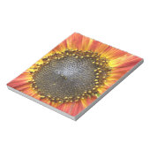 Red and Yellow Sunflower Notepad Notizblock (Rotiert)