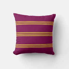 Red and Yellow Throw Pillow Kissen