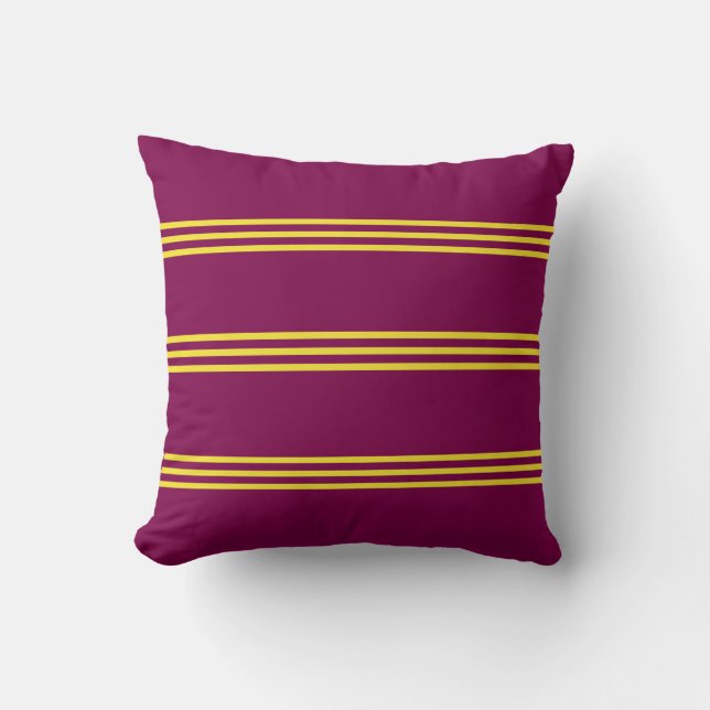 Red and Yellow Throw Pillow Kissen (Vorderseite)
