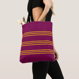 Red and Yellow Tote Tasche