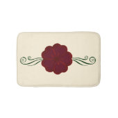 Red Anemone Blume Bath Mat Badematte (Vorderseite)