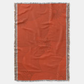 Red Anemone Floral Blanket Decke (Vorderseite Vertikal)