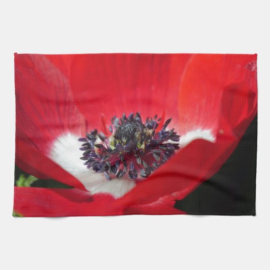 Red Anemone.JPG Handtuch (Horizontal)