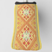 Red anf Yellow Feathers Golf Head Cover Headcover (Rotieren 90)