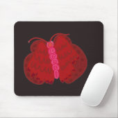 Red Angel Butterfly Mousepad (Mit Mouse)