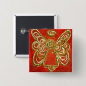 Red Angel Button Button (Vorne & Hinten)