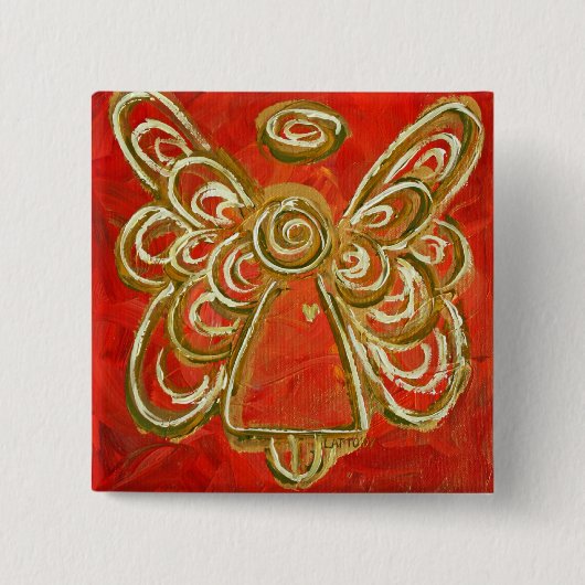 Red Angel Button Button (Vorderseite)