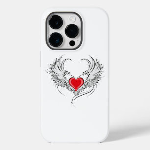 Red Angel Heart mit Flügeln Case-Mate iPhone 14 Pro Hülle