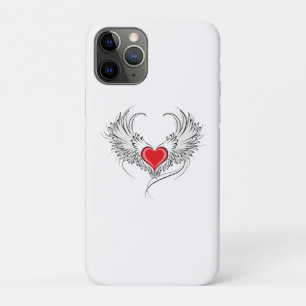 Red Angel Heart mit Flügeln Case-Mate iPhone Hülle