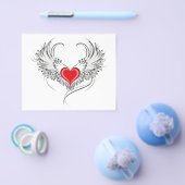 Red Angel Heart mit Flügeln Flyer (Einzeln)