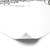 Red Angel Heart mit Flügeln Fotodruck (Ecke)