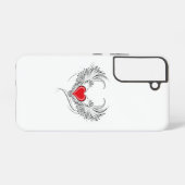 Red Angel Heart mit Flügeln Samsung Galaxy Hülle (Rückseite (Horizontal))