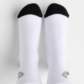 Red Angel Heart mit Flügeln Socken (Oben)