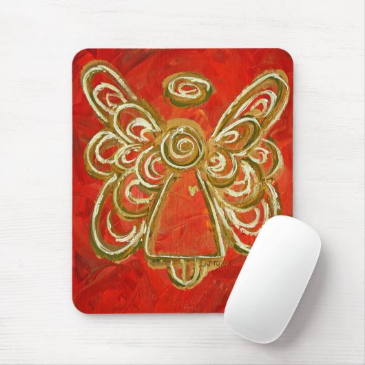 Red Angel Mousepad (Mit Mouse)