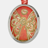 Red Angel Ornament (Links)
