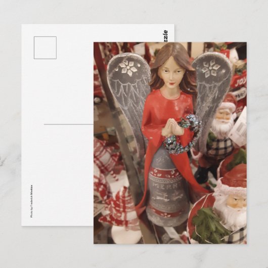 Red Angel Postkarte (Vorne/Hinten)