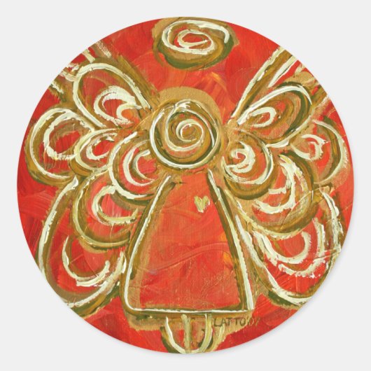 Red Angel Stickers (Vorderseite)