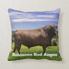Red Angus Bull Kissen