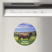 Red Angus Bull Magnet (In Situ (Geschirrspüler))