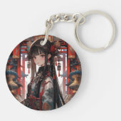 Red Anime Princess Bag Charm Schlüsselanhänger (Rückseite)