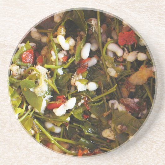 Red Ant Egg Salad ... Thai Street Food Getränkeuntersetzer (Vorne)