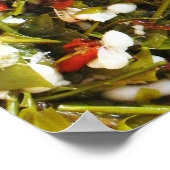 Red Ant Egg Salad ... Thai Street Food Poster (Ecke)