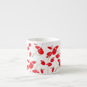 Red Anthurium Blume Muster Coffee Tasse Cup (Vorderseite)