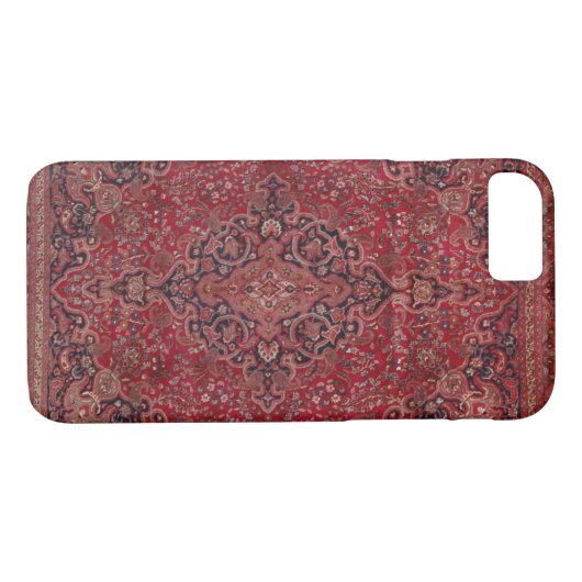 Red Antique Carpet Case-Mate iPhone Hülle (Rückseite (Horizontal))