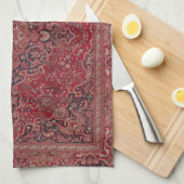 Red Antique Carpet Geschirrtuch (Viertel Falte)