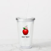 Red Apple Acryltrinkbecher (Rückseite)