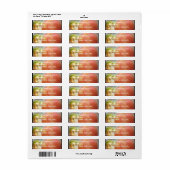 Red Apple Address Labels (Vorne)