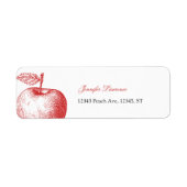 Red Apple Baby Shooting Return Label (Vorne)