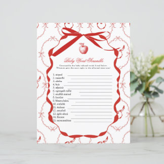 Red Apple Baby Showspiel