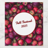 Red Apple benutzerdefinierbar Weinetikett (Einzelnes Label)