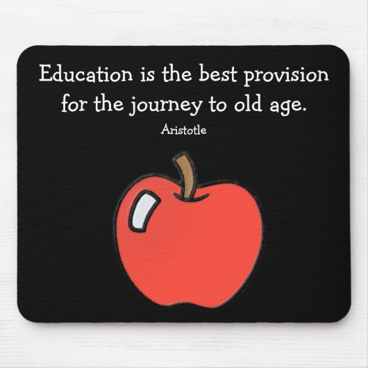 Red Apple Bildung Mousepad (Vorne)